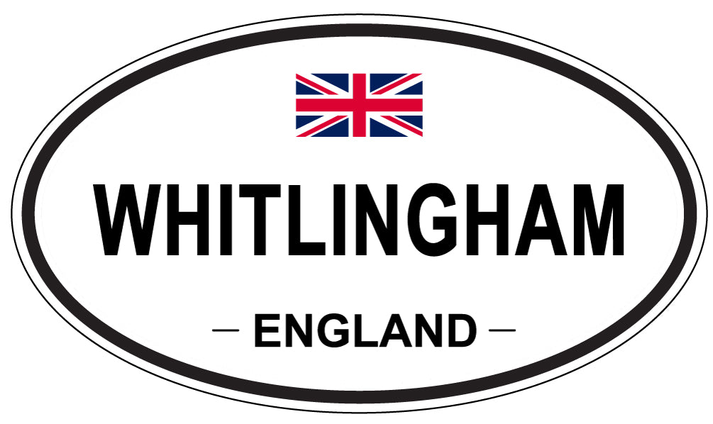 WHITLINGHAM, ENGLAND - Oval Sticker