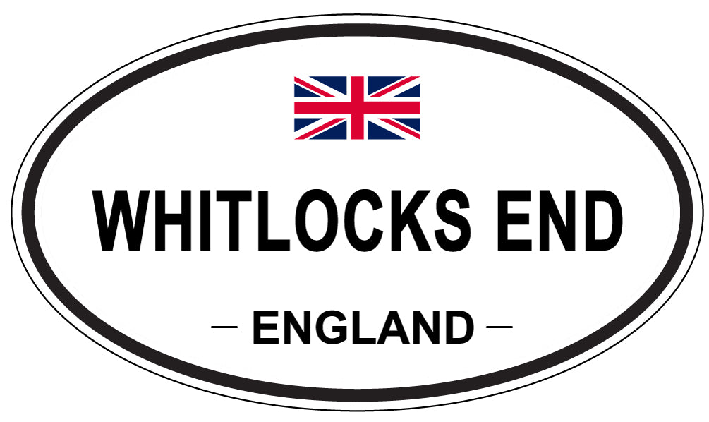 WHITLOCKS END, ENGLAND - Oval Sticker