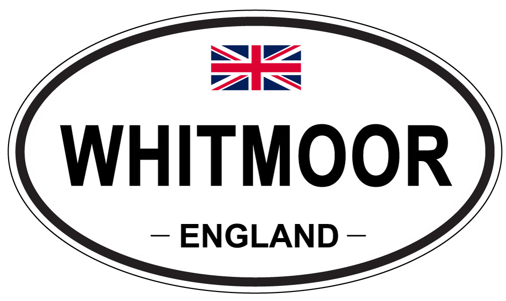 WHITMOOR, ENGLAND - Oval Sticker