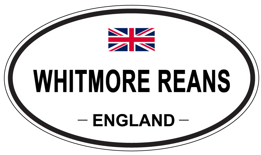 WHITMORE REANS, ENGLAND - Oval Sticker