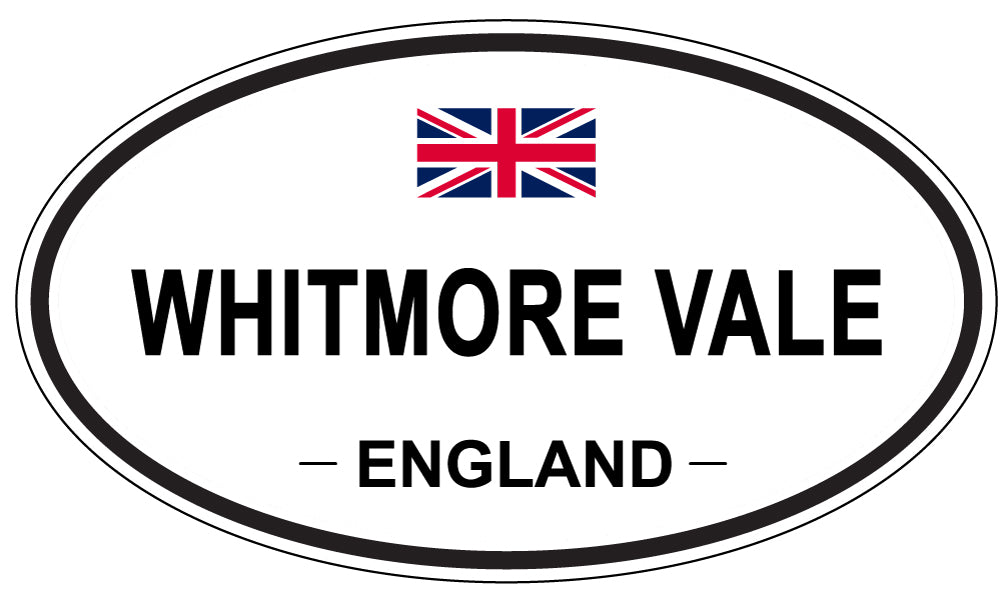 WHITMORE VALE, England - Oval Magnet