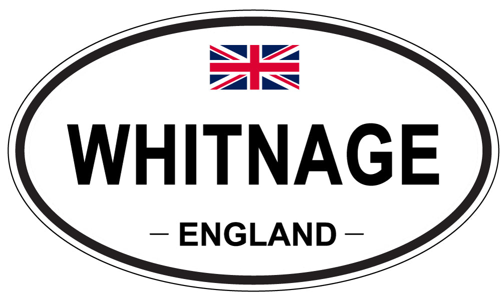 WHITNAGE, ENGLAND - Oval Sticker