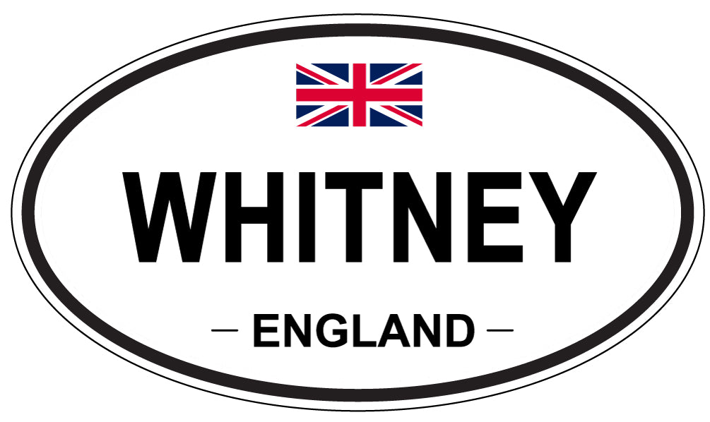 WHITNEY, England - Oval Magnet