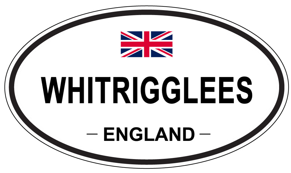 WHITRIGGLEES, England - Oval Magnet