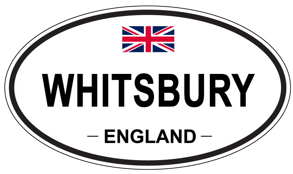 WHITSBURY, ENGLAND - Oval Sticker