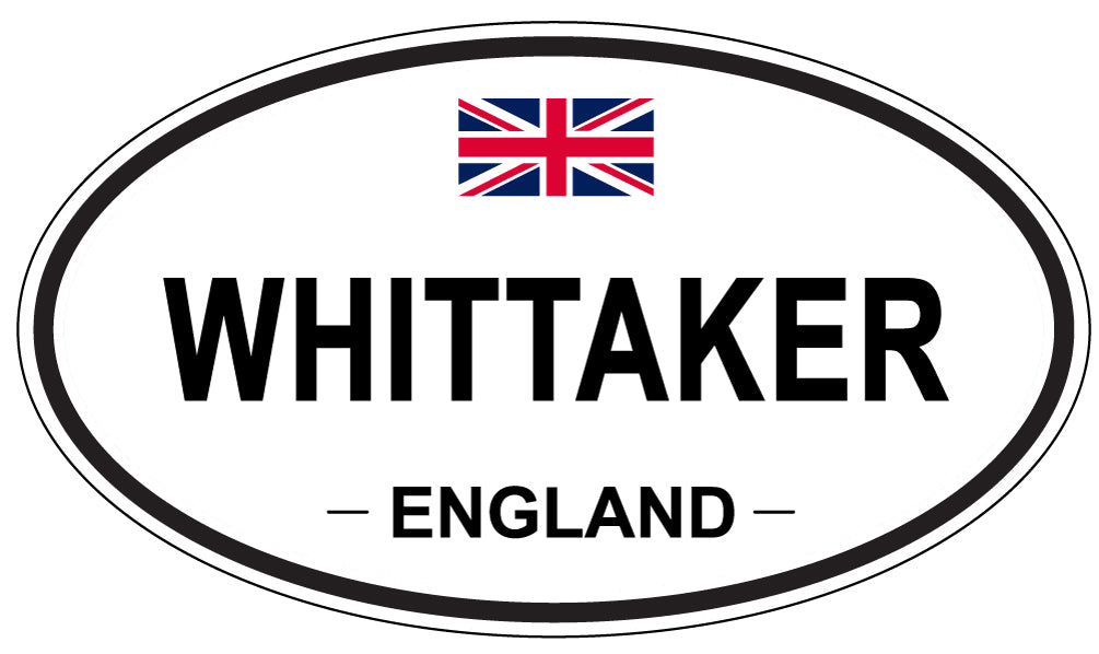 WHITTAKER, England - Oval Magnet