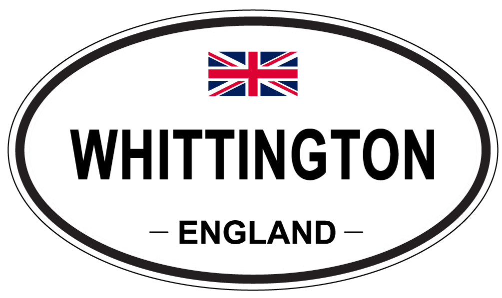 WHITTINGTON, England - Oval Magnet