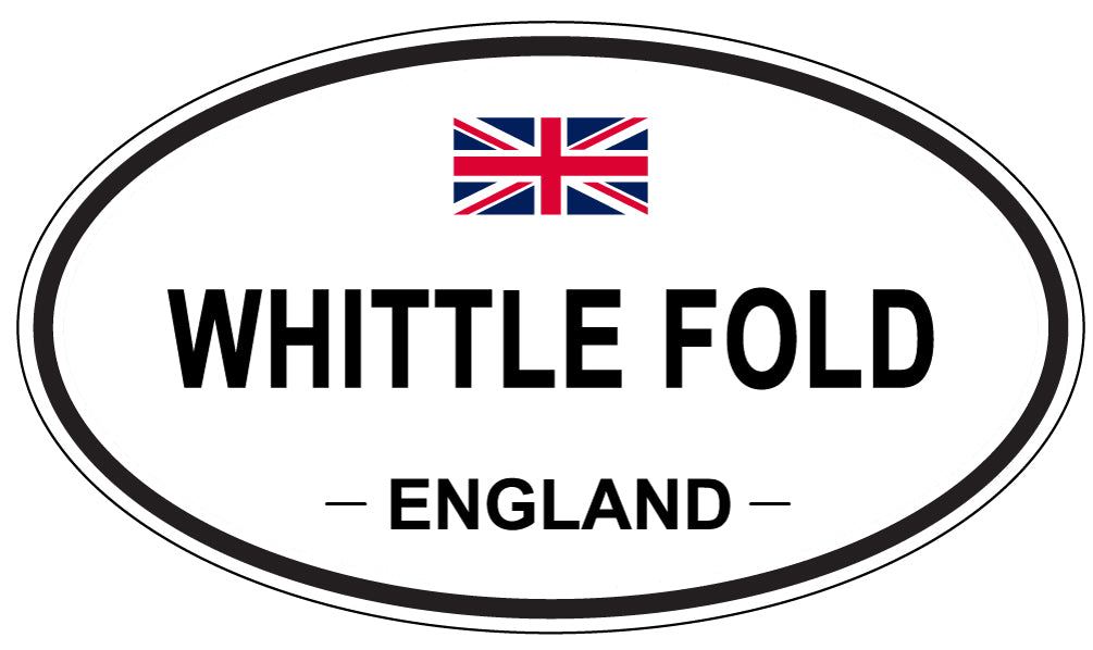WHITTLE FOLD, England - Oval Magnet