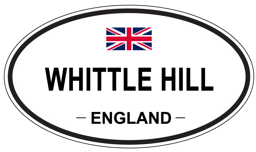 WHITTLE HILL, England - Oval Magnet