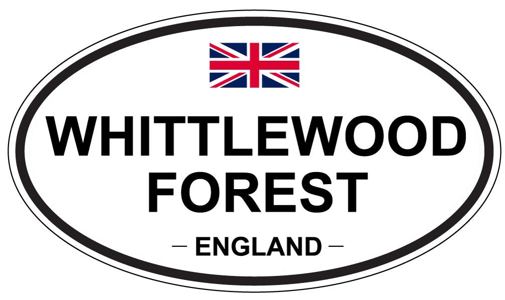 WHITTLEWOOD FOREST, ENGLAND - Oval Sticker