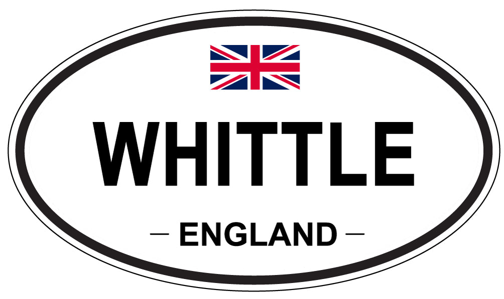 WHITTLE, England - Oval Magnet