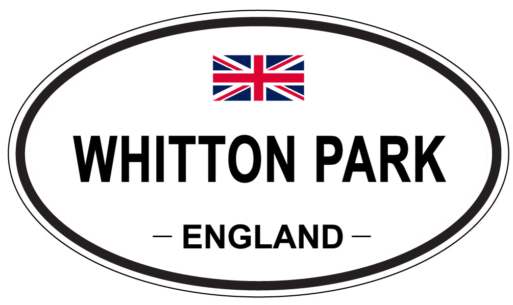 WHITTON PARK, ENGLAND - Oval Sticker