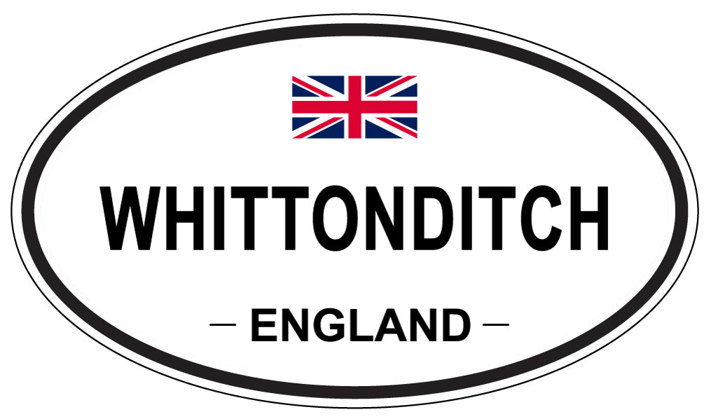 WHITTONDITCH, ENGLAND - Oval Sticker