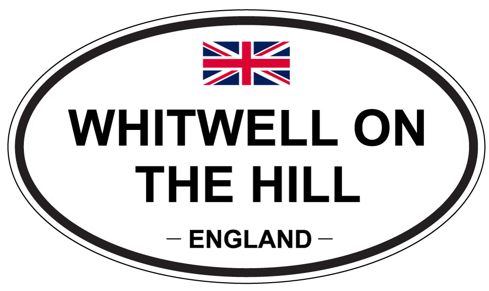 WHITWELL ON THE HILL, England - Oval Magnet