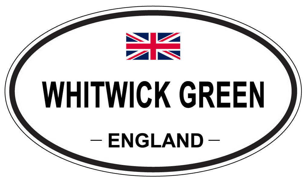 WHITWICK GREEN, England - Oval Magnet