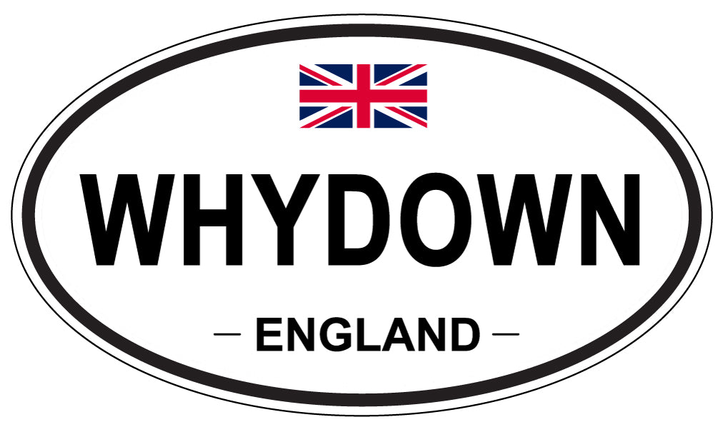 WHYDOWN, England - Oval Magnet
