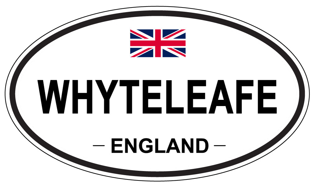 WHYTELEAFE, England - Oval Magnet