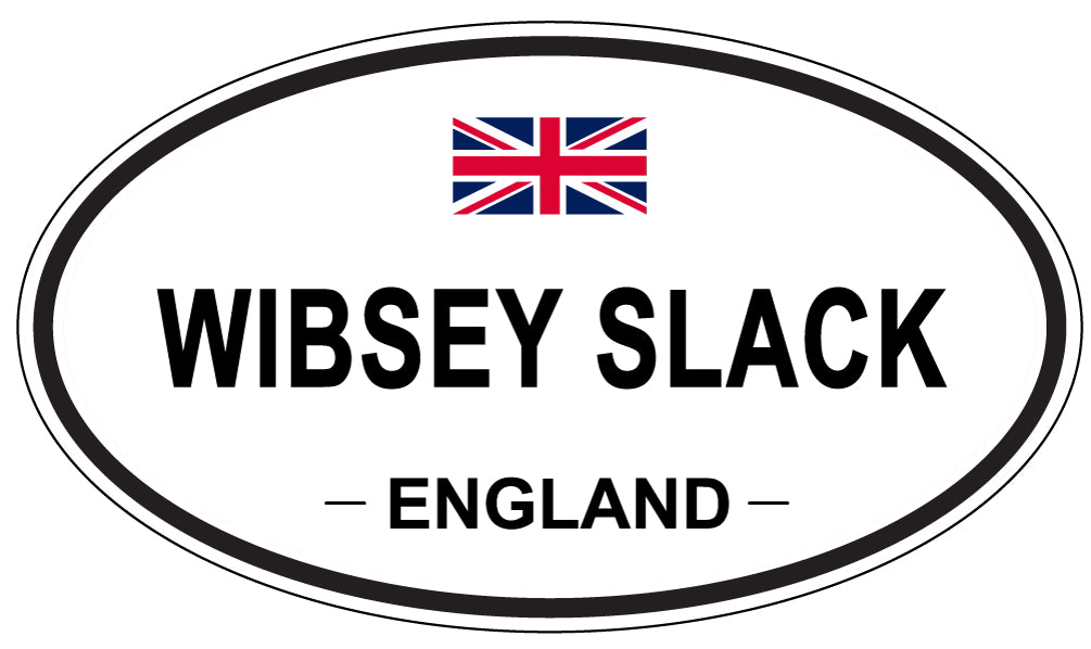 WIBSEY SLACK, ENGLAND - Oval Sticker