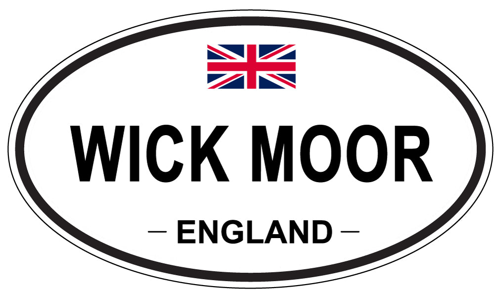 WICK MOOR, England - Oval Magnet