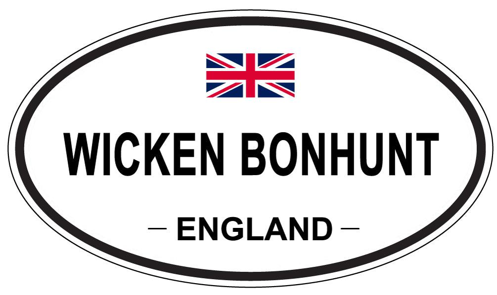 WICKEN BONHUNT, England - Oval Magnet
