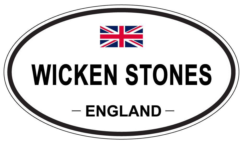 WICKEN STONES, England - Oval Magnet