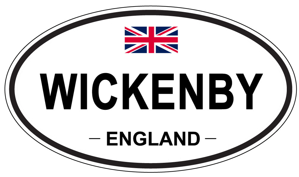 WICKENBY, England - Oval Magnet