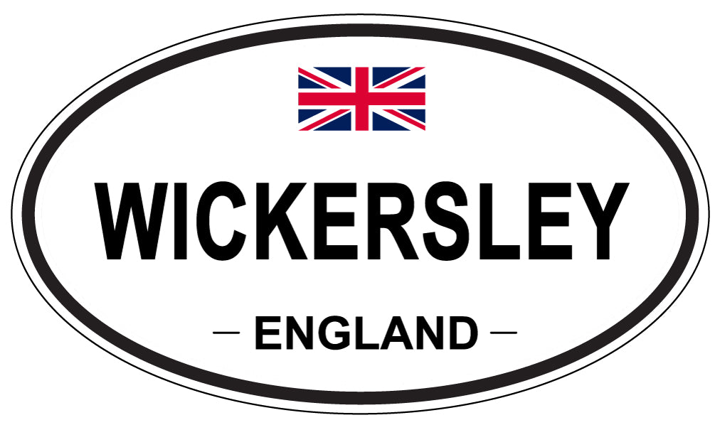 WICKERSLEY, England - Oval Magnet