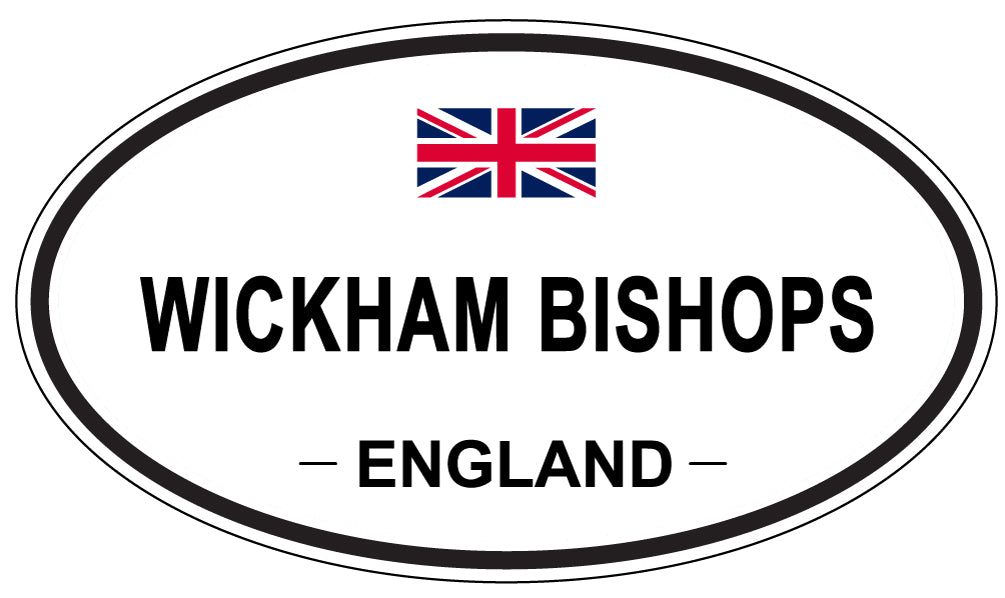 WICKHAM BISHOPS, England - Oval Magnet