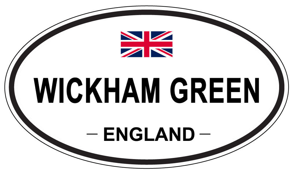 WICKHAM GREEN, England - Oval Magnet