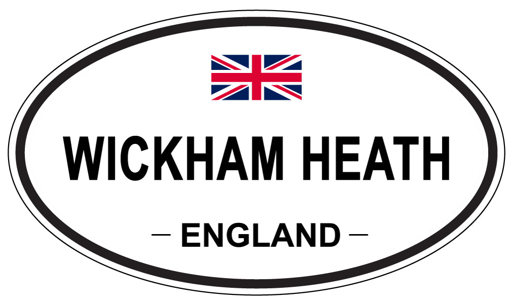 WICKHAM HEATH, England - Oval Magnet