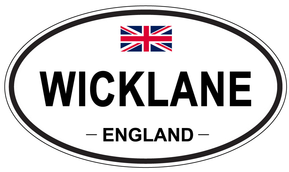 WICKLANE, England - Oval Magnet