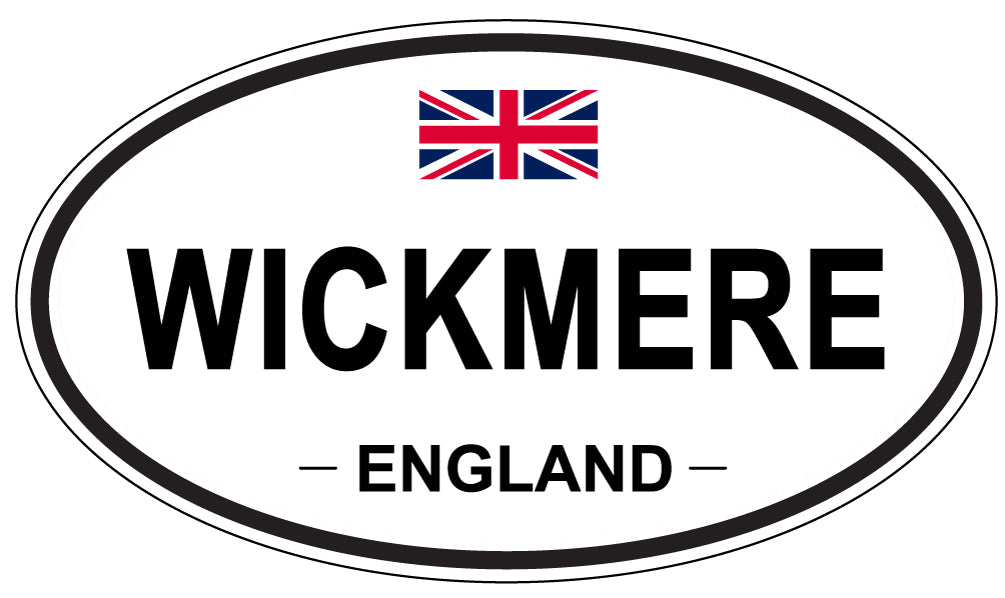 WICKMERE, ENGLAND - Oval Sticker