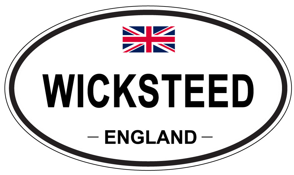 WICKSTEED, England - Oval Magnet