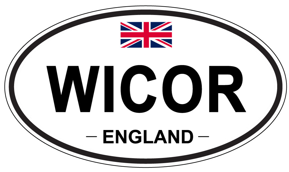 WICOR, ENGLAND - Oval Sticker