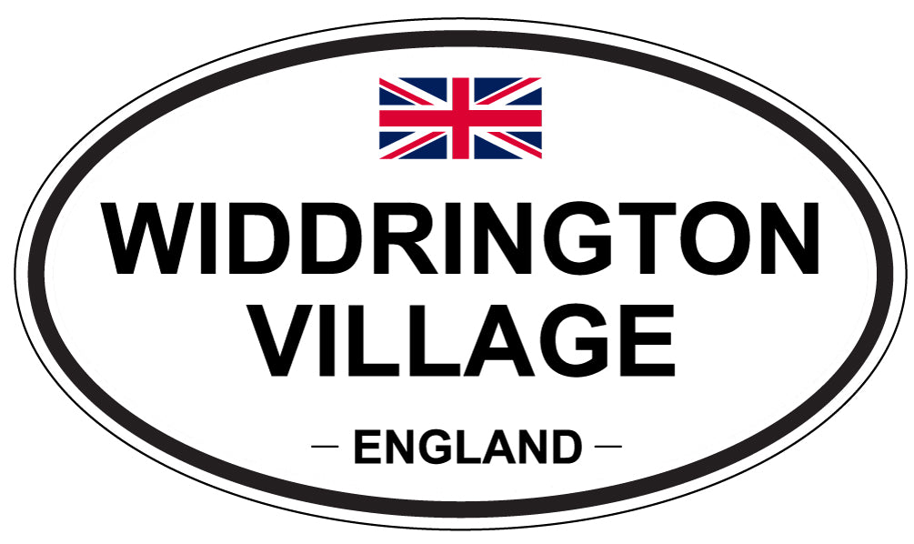 WIDDRINGTON VILLAGE, England - Oval Magnet