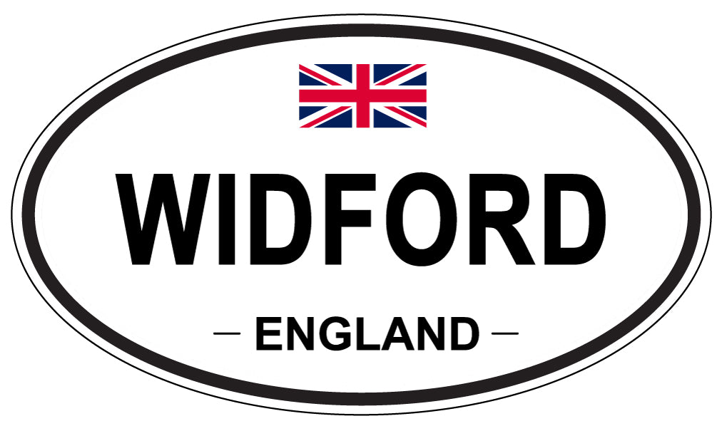 WIDFORD, England - Oval Magnet