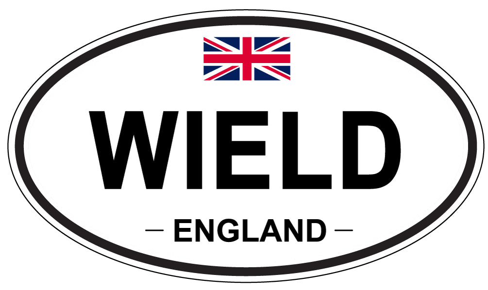 WIELD, England - Oval Magnet