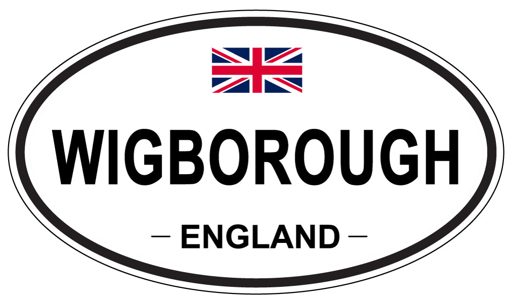 WIGBOROUGH, ENGLAND - Oval Sticker