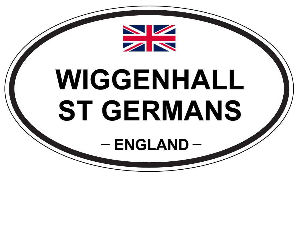 WIGGENHALL ST GERMANS, England - Oval Magnet