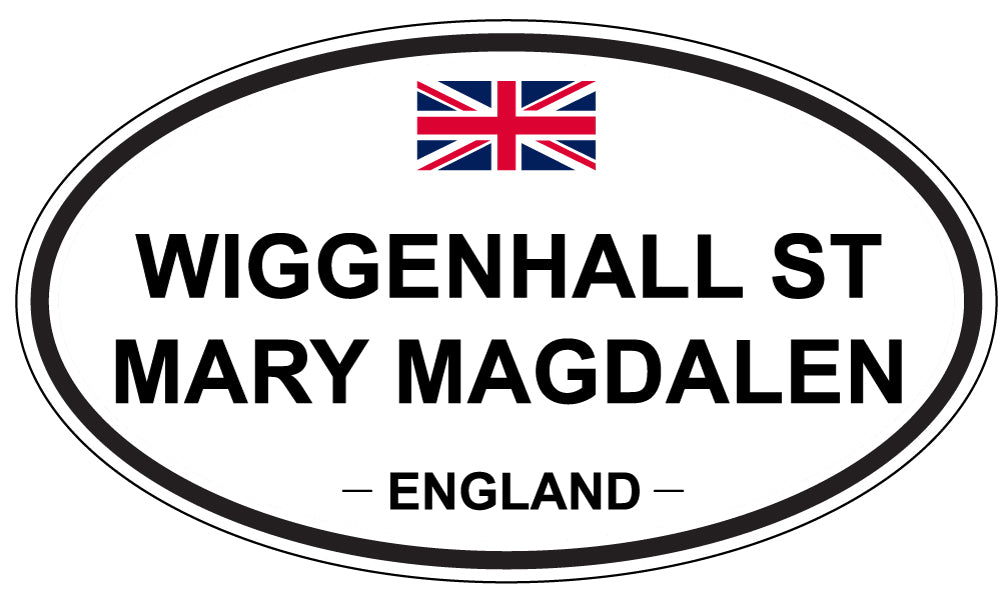 WIGGENHALL ST MARY MAGDALEN, England - Oval Magnet