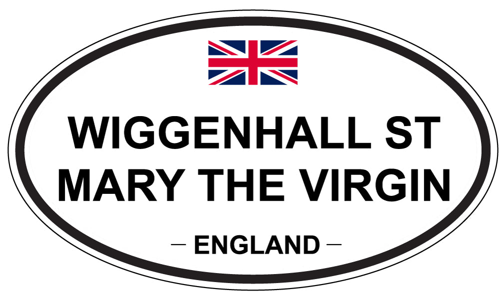 WIGGENHALL ST MARY THE VIRGIN, England - Oval Magnet