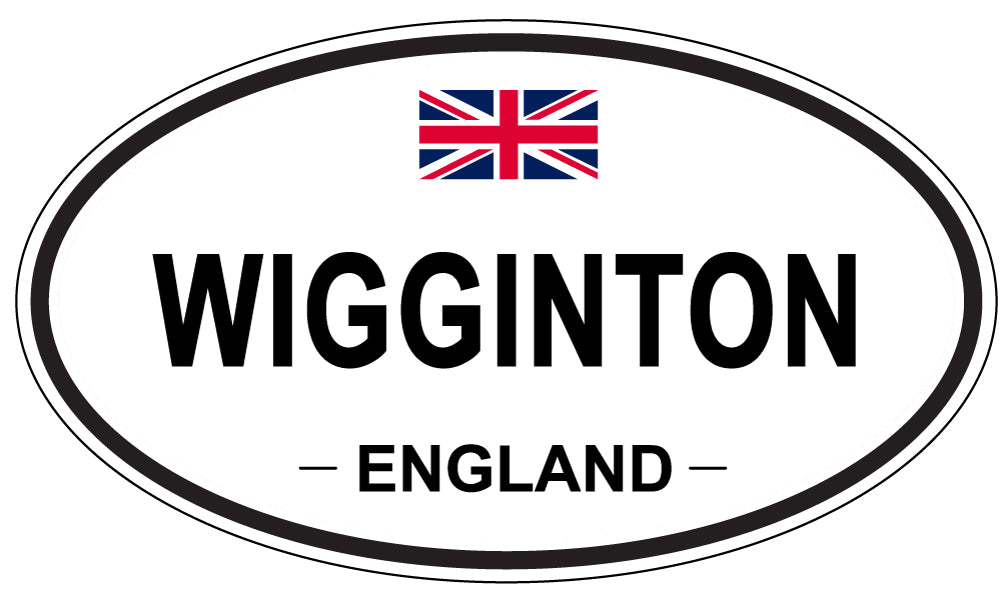WIGGINTON, England - Oval Magnet