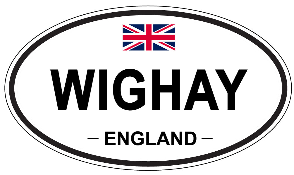 WIGHAY, England - Oval Magnet