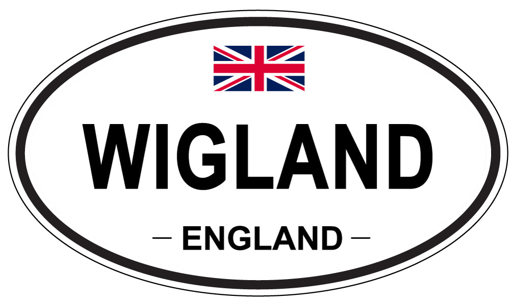 WIGLAND, England - Oval Magnet