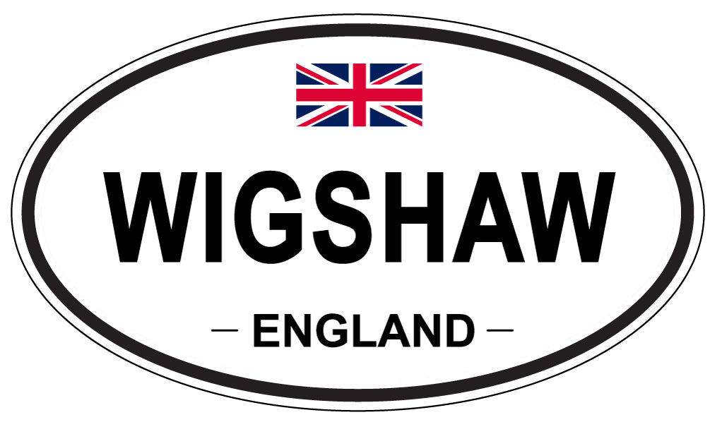 WIGSHAW, England - Oval Magnet