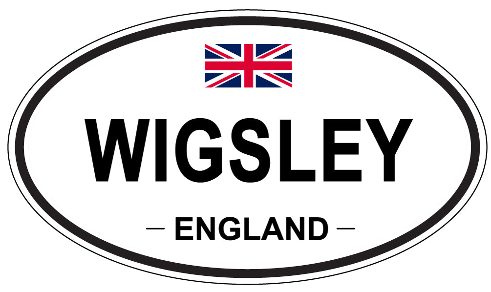 WIGSLEY, England - Oval Magnet