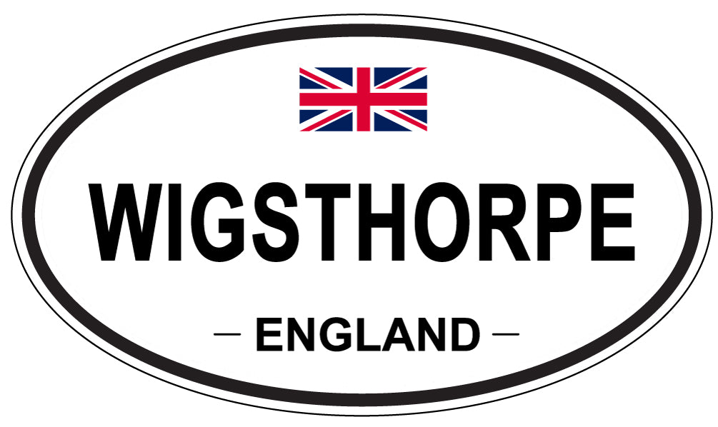WIGSTHORPE, England - Oval Magnet
