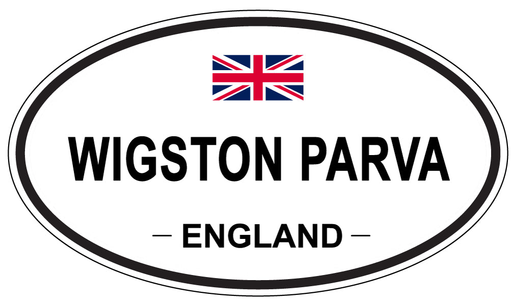 WIGSTON PARVA, England - Oval Magnet