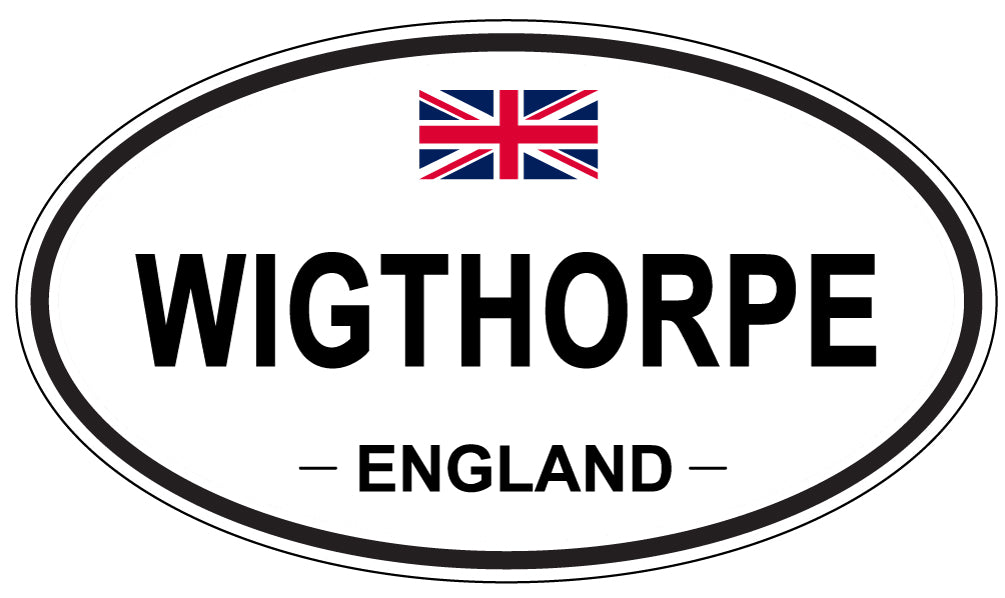 WIGTHORPE, England - Oval Magnet