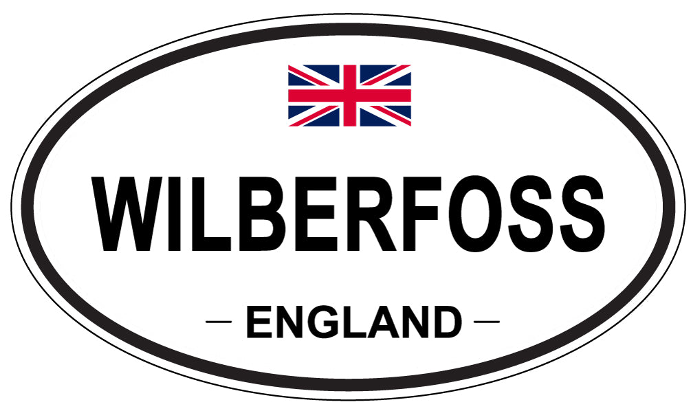 WILBERFOSS, ENGLAND - Oval Sticker